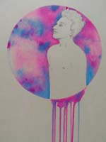 Opera di Daniele Bianchi:  The man on the moon 