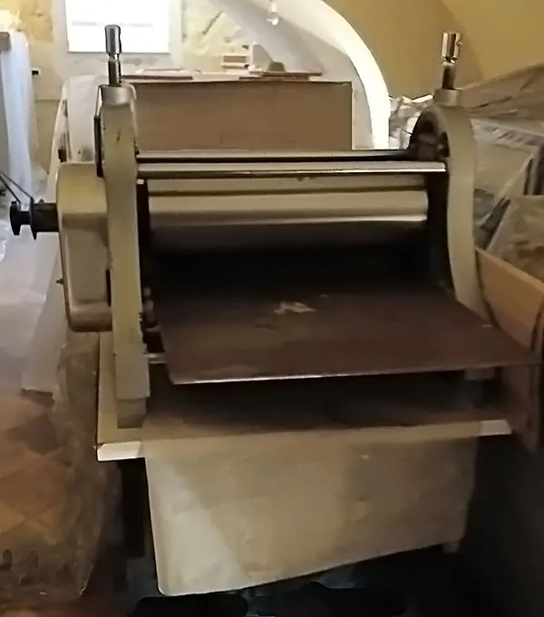 torchio calcografico manuale a stella Bendini liv50