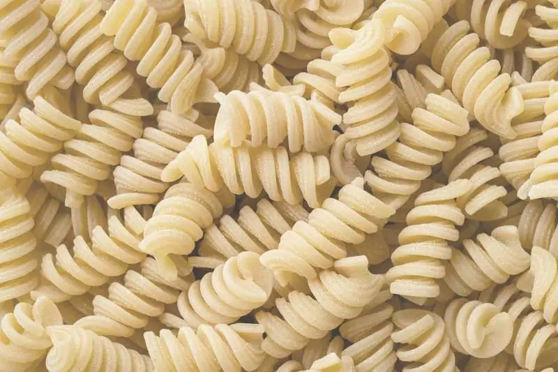 Pasta di qualità tipo fusilli