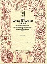AGM/RHS Award of Garden Merit: Premio al miglior giardino