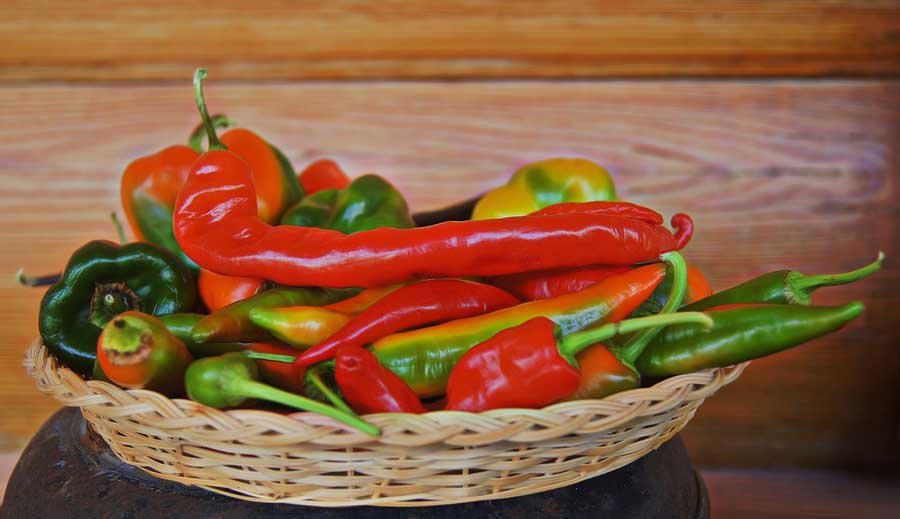 Le varietà di peperoncino: dal più piccante al meno piccante