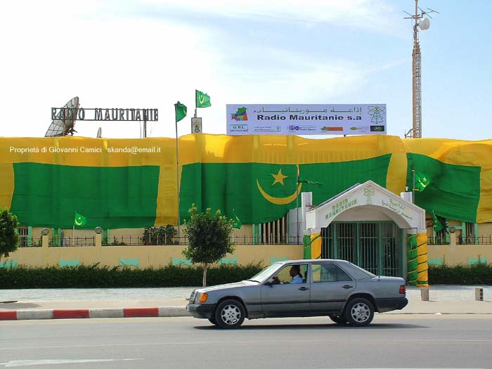 Mauritania: viaggio in Africa -  Nouakchott, radio Mauritania
