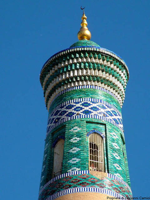 Uzbekistan, Khiva,  Minareto