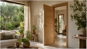 Materiali naturali e luce: come scegliere le porte interne per una casa in armonia con il verde