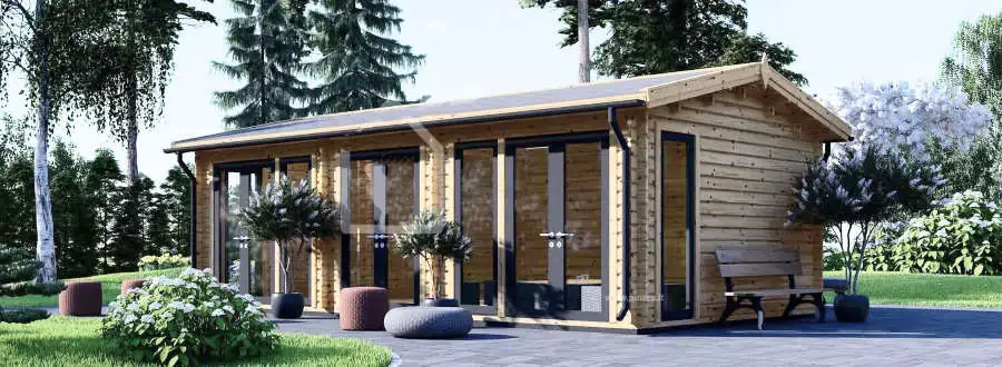 Casetta in legno da giardino come dependance