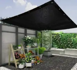 Proteggere le piante dal sole estivo