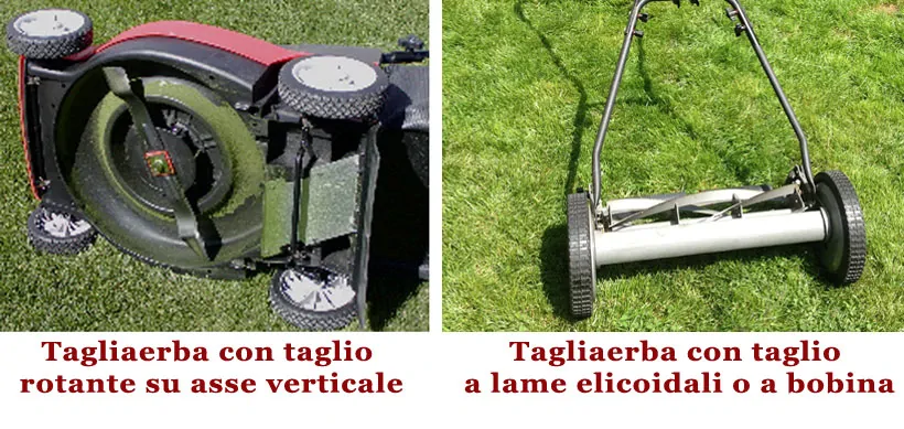 Tosaerba in funzione